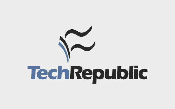 Tech Republic Press White logo