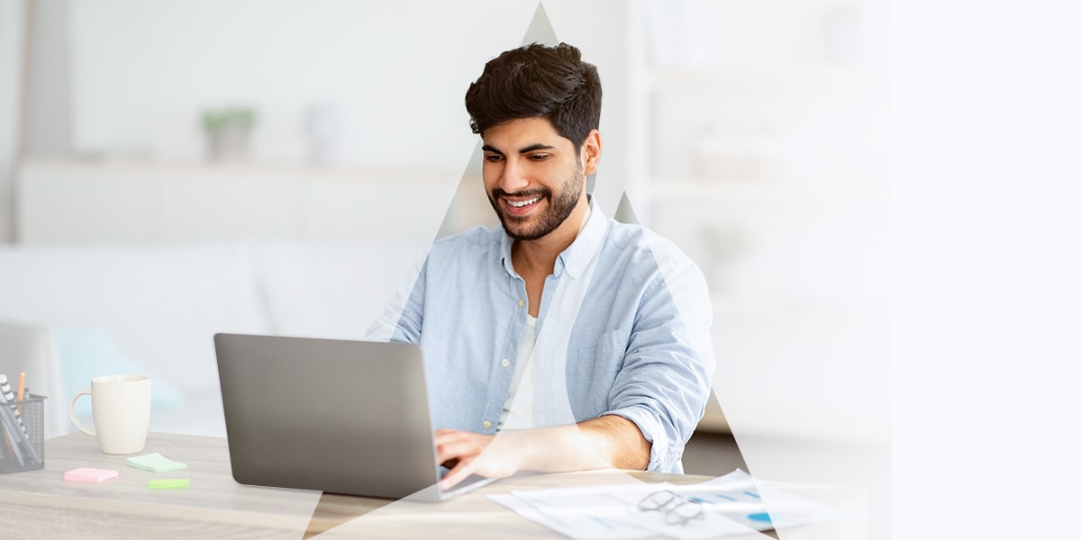 man on laptop