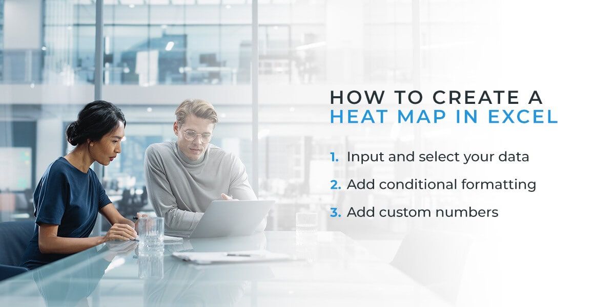 How to create a heat map in Excel